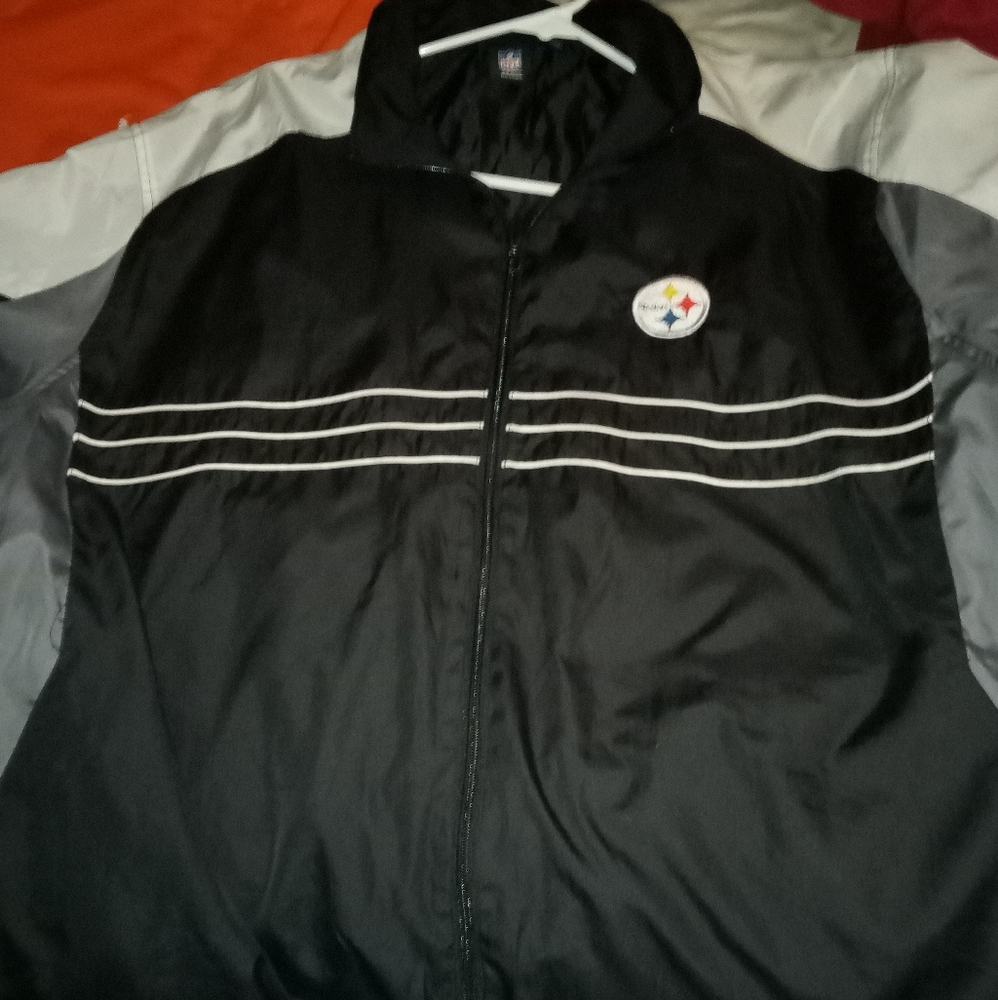 NFL Steelers windbreaker zip up